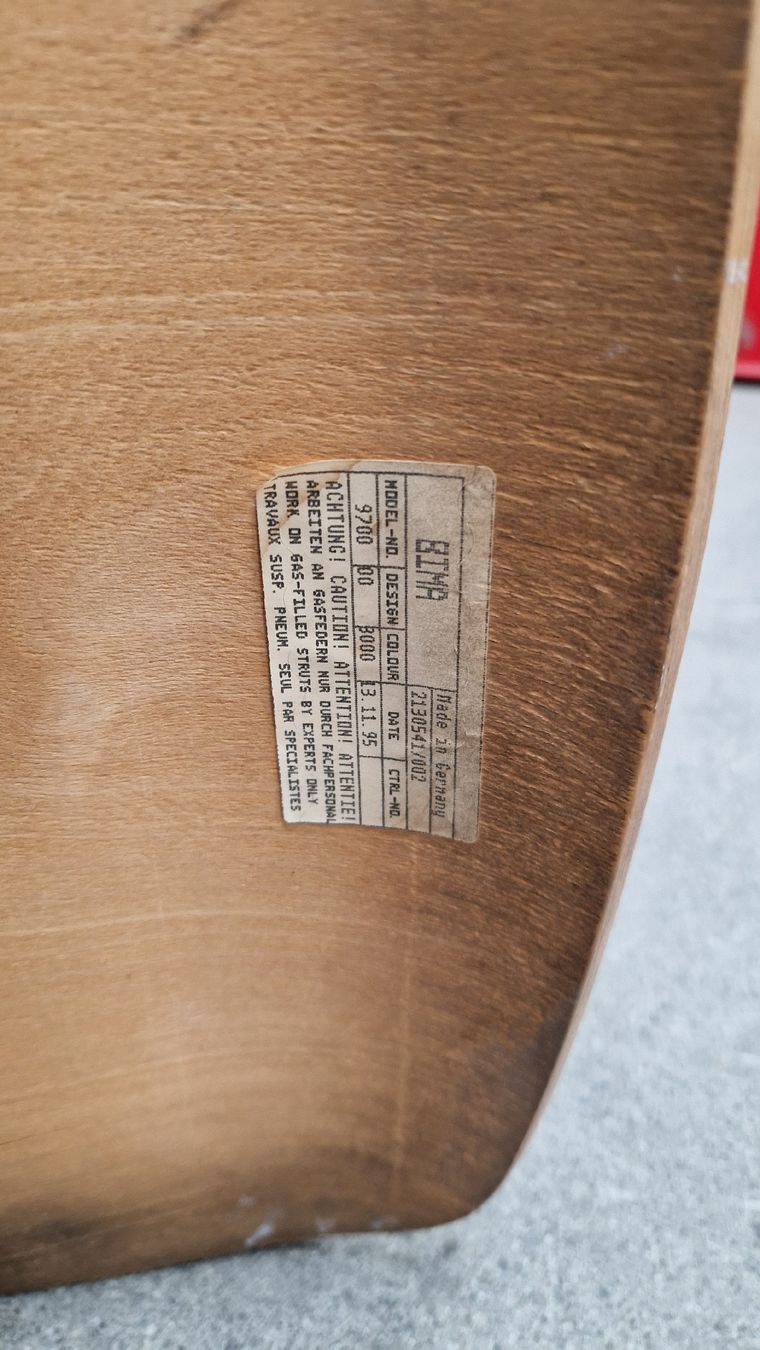 Sedie: Vintage Arbeitsstuhl – Usato da Rapperswil SG venduto da Nino230 2