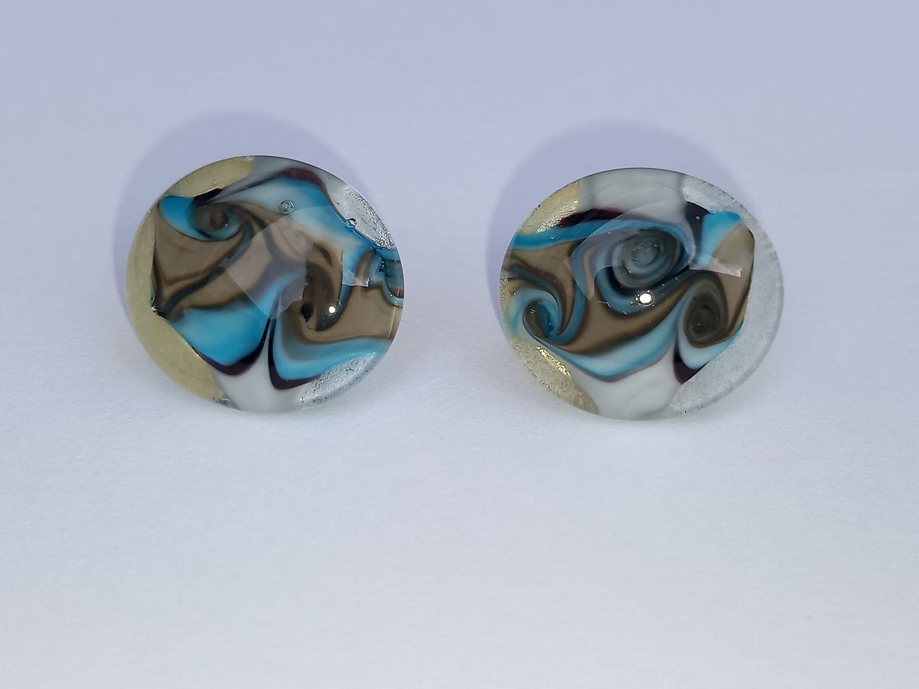 Murano Ohrringe & -stecker: Schöne Murano Glas Ohrringe mit Silber 925 – Gebraucht aus Winterthur von Jopf1 1