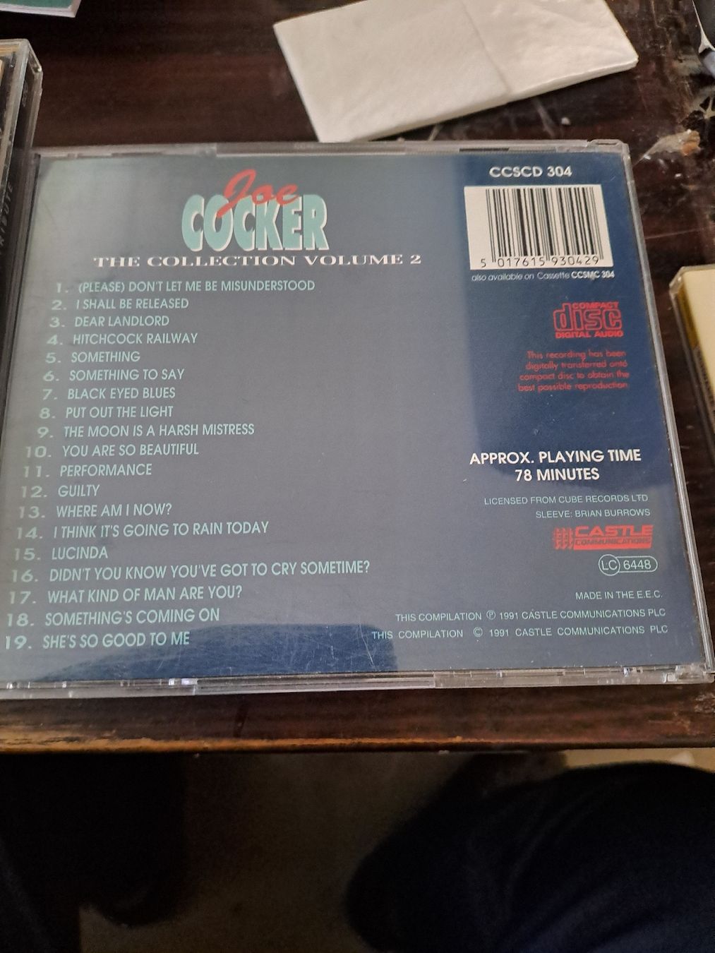 CD: Joe Cocker -                                 The Collection – Usato da Zürich venduto da Schoebi19 1