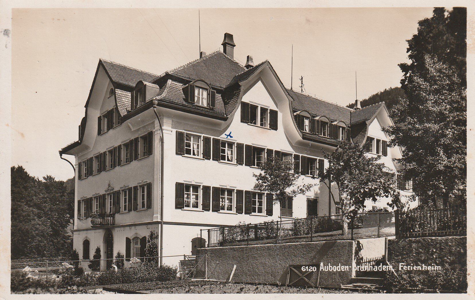 Cartes postales: Auboden-Brunnadern-Ferienheim 1944 – D'occasion à uttwil par Koehlerfred