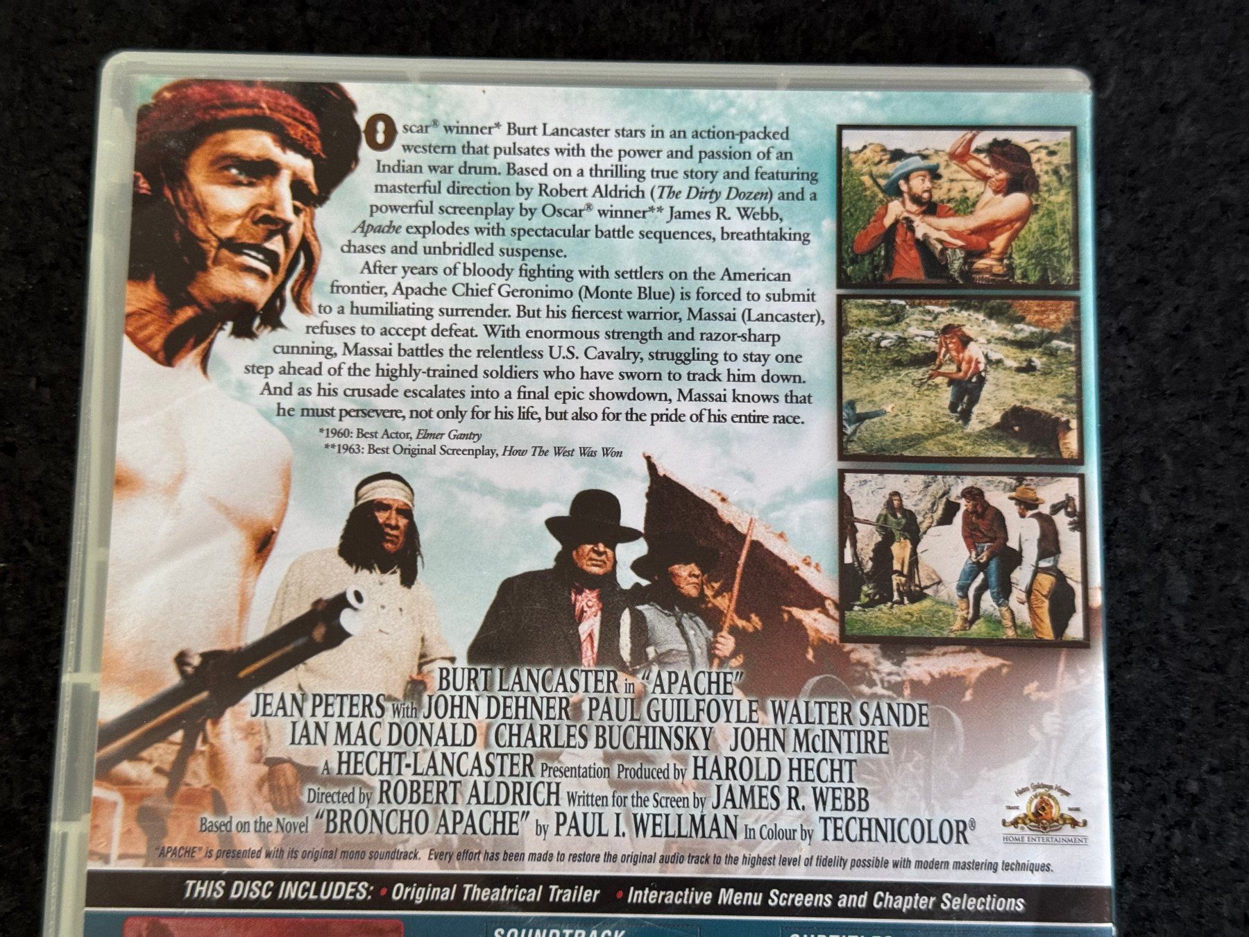 Tutti i DVDs: Apache Burt Lancaster DVD EN/DE/FR/SP/IT – Usato da Fribourg venduto da tschjoly 2