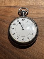 Antike Taschenuhr 24h Skala Handaufzug läuft