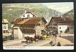 Andermatt mit Furkapost 