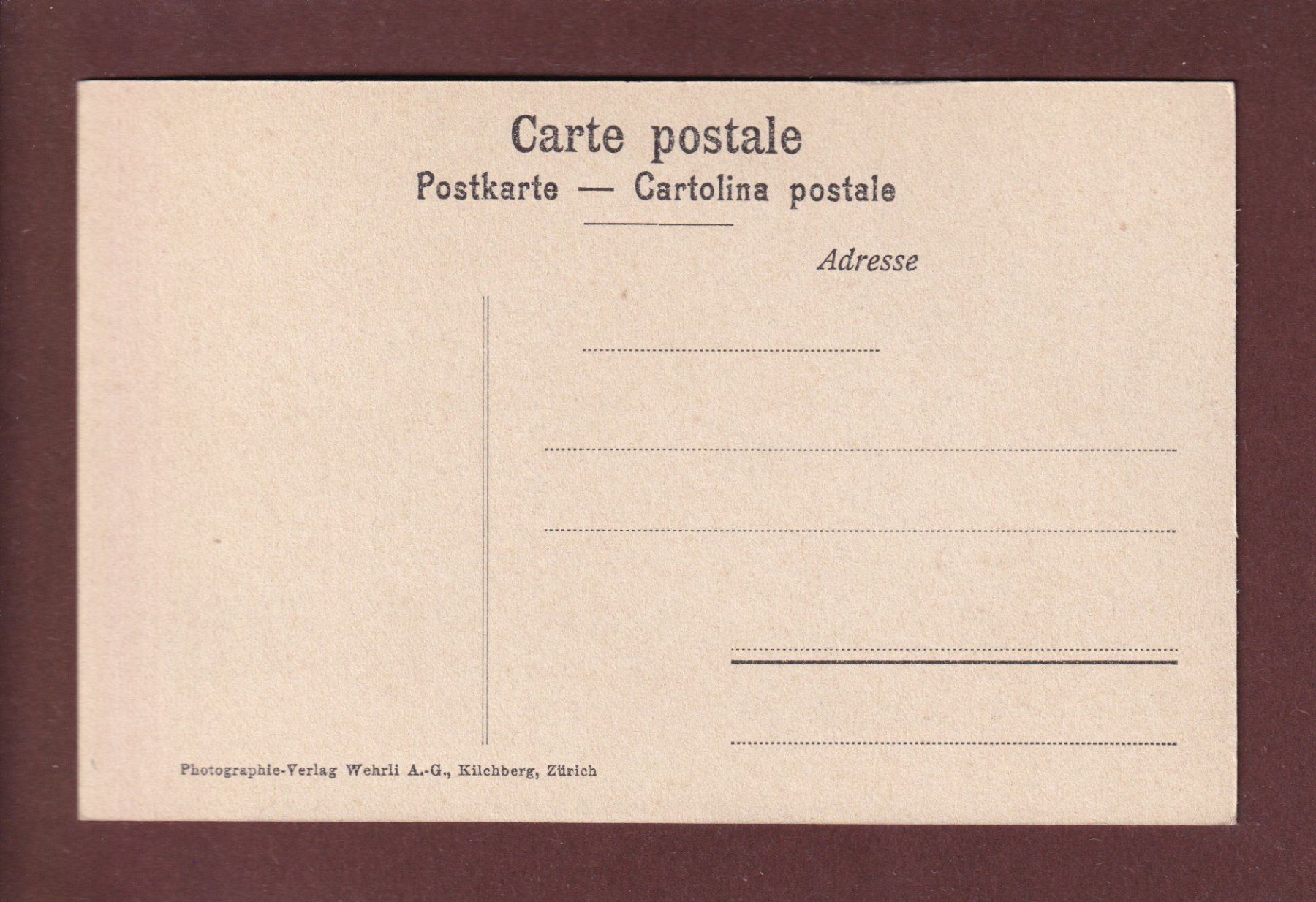 Cartoline postali: LOCARNO - Muralto S. Vittorio – Usato da Pully venduto da nicecards 1