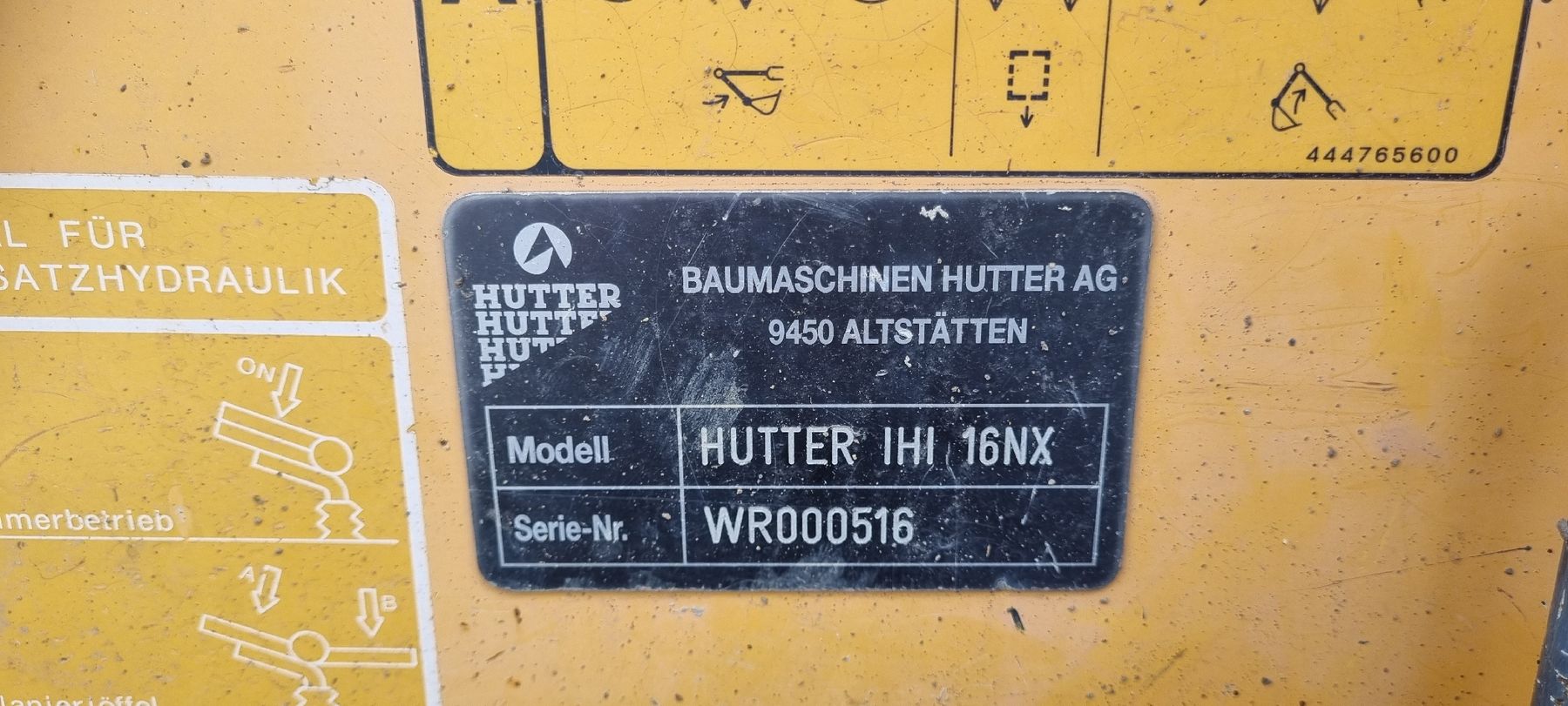 Hutter Excavateurs: Minibagger Hutter IHI 16NX 3377 h – D'occasion à Muotathal par RSK5 5