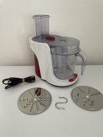 Zyliss Küchenmaschine rot/weiss mit Zubehör guter Zustand