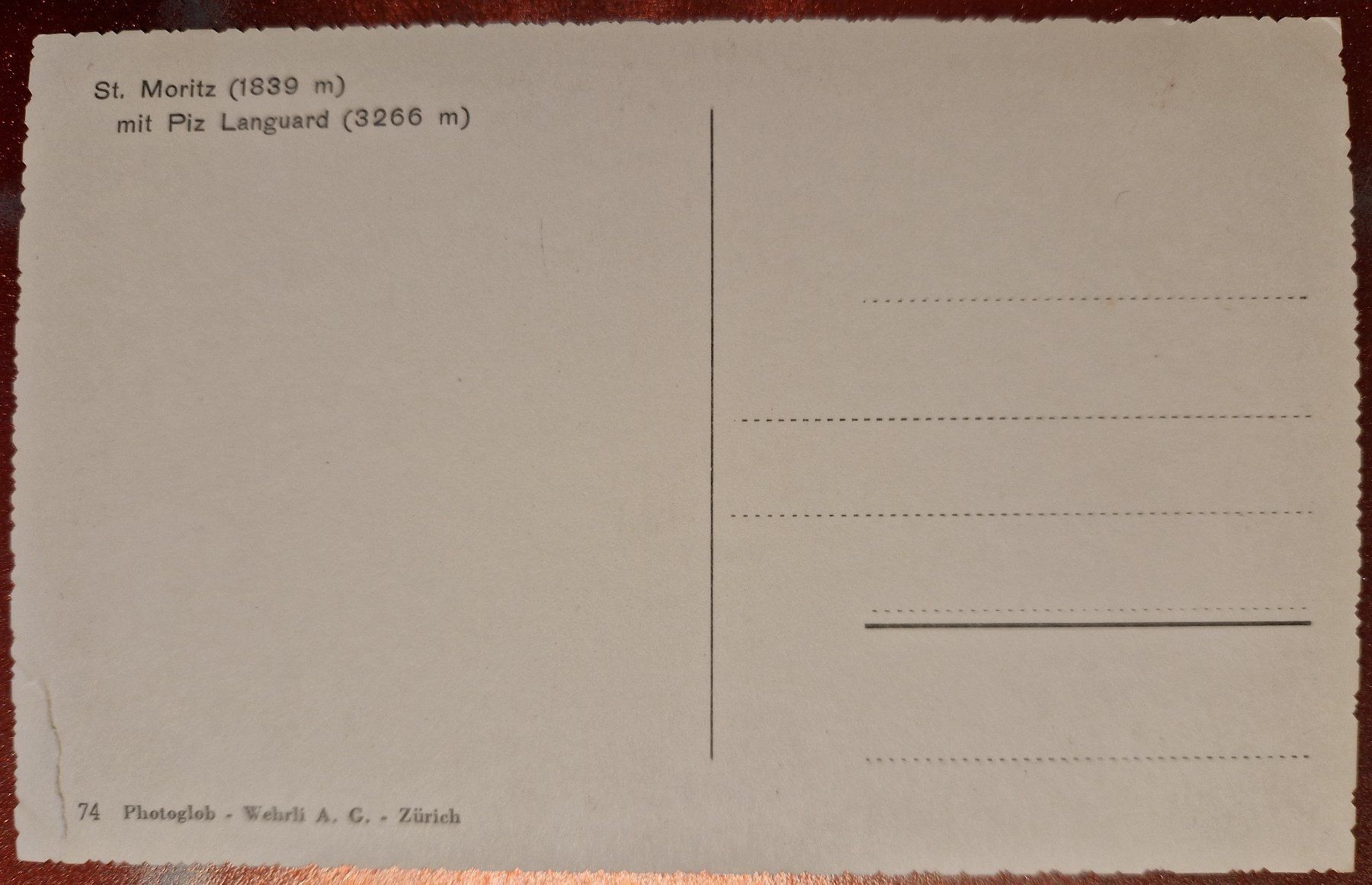 Cartoline postali: St. Moritz mit Languard – Nuovo (secondo la descrizione) da Melchnau venduto da Fishel 1