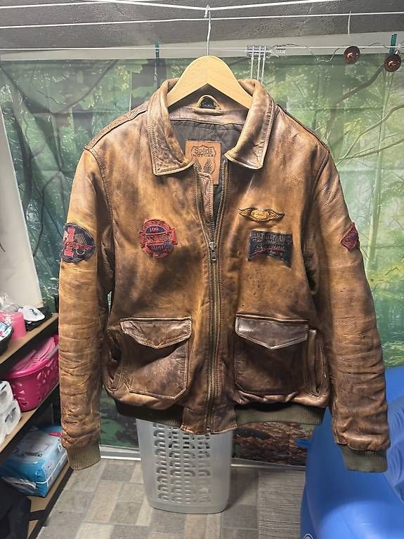 Vestes: Motorradjacke Echtleder – D'occasion à Burgistein par Syr_Andel