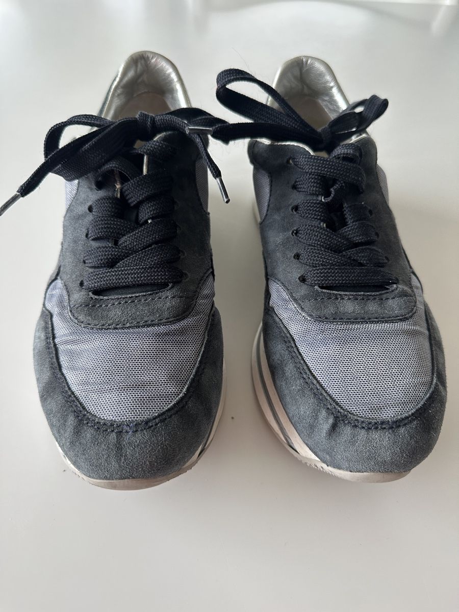 Hogan Scarpe da donna: Hogan Turnschuh jeansblau, Gr.37.5 – Usato da Meggen venduto da kammann
