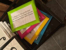 Schöne bunte Bilderrahmen , 4 Stk, neuwertig!