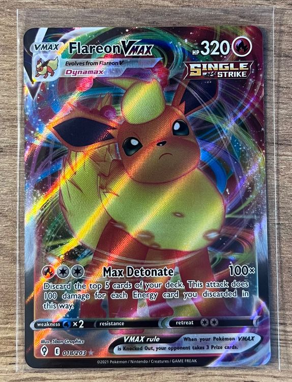 Flareon VMAX 18/203 Pokemon Evolving Skies | Kaufen Auf Ricardo