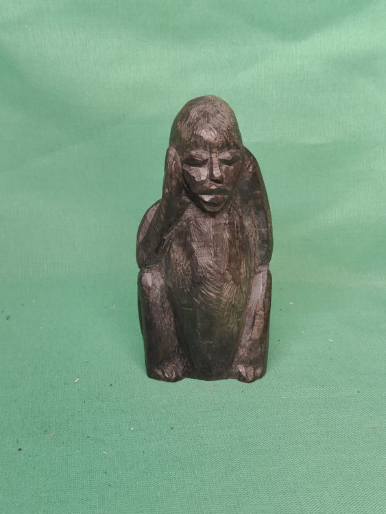 Wackelnde Holzfigur 8cm - Handgefertigte Schwankfigur Für Auto Armaturenbrett