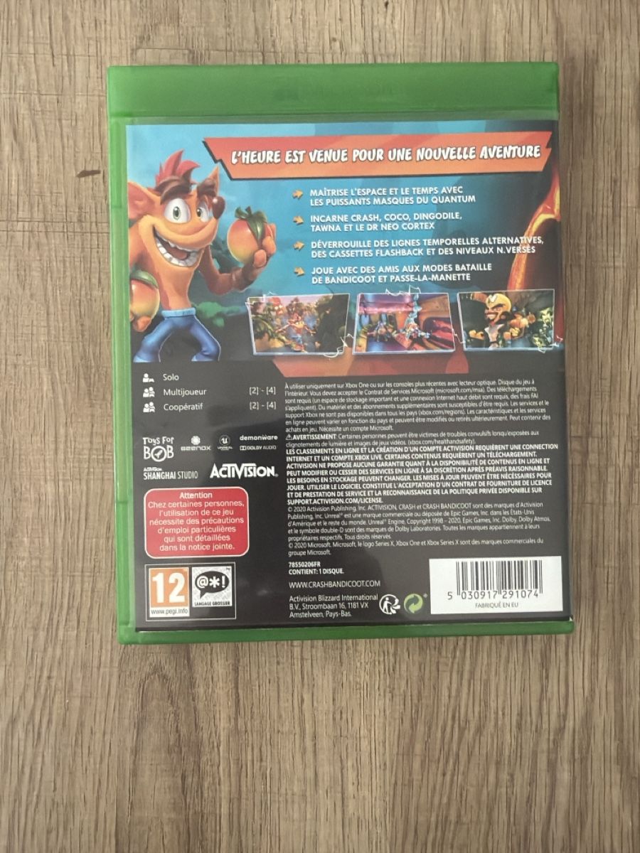 Giochi: Crash Bandicoot 4 Its About Time Xbox One – Usato da Hagendorn venduto da masterchieff 1