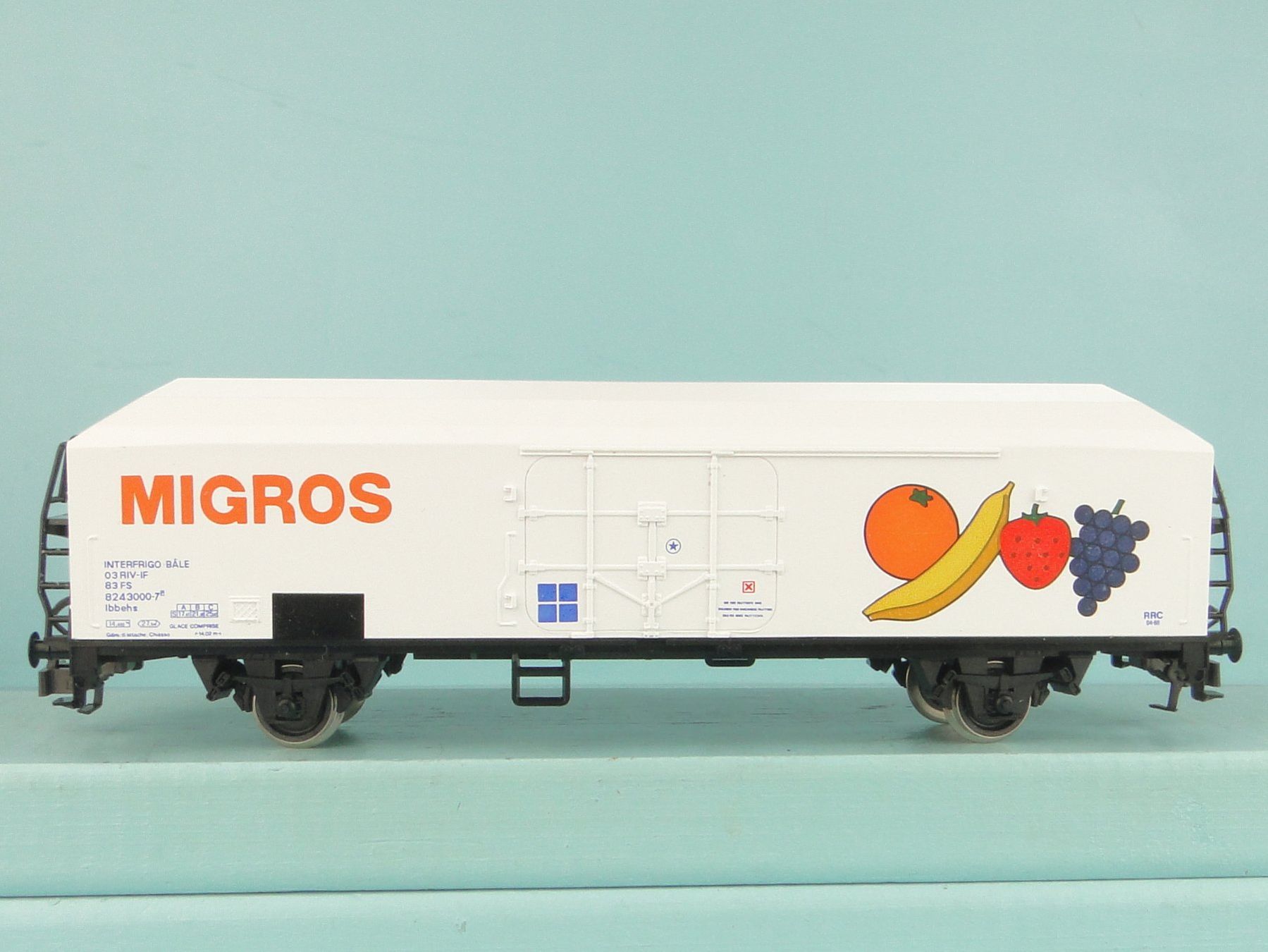 Rivarossi Modellini di ferrovie: Rivarossi 2106 FS Interfrigo MIgros – Usato da Bülach venduto da cann11 5