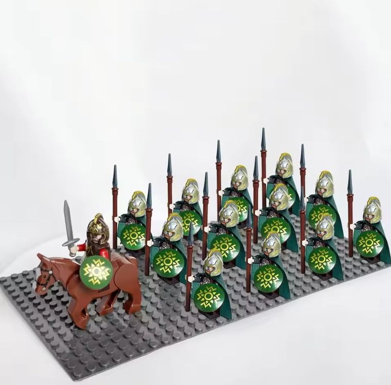 13 pièces château chevalier Rohan Azog Orcs demi-bête (Neuf avec ...