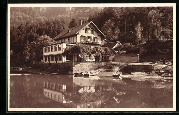Cartoline postali: AK Saut-du-Doubs, Hotel – Usato da Berlin venduto da bartko-reher