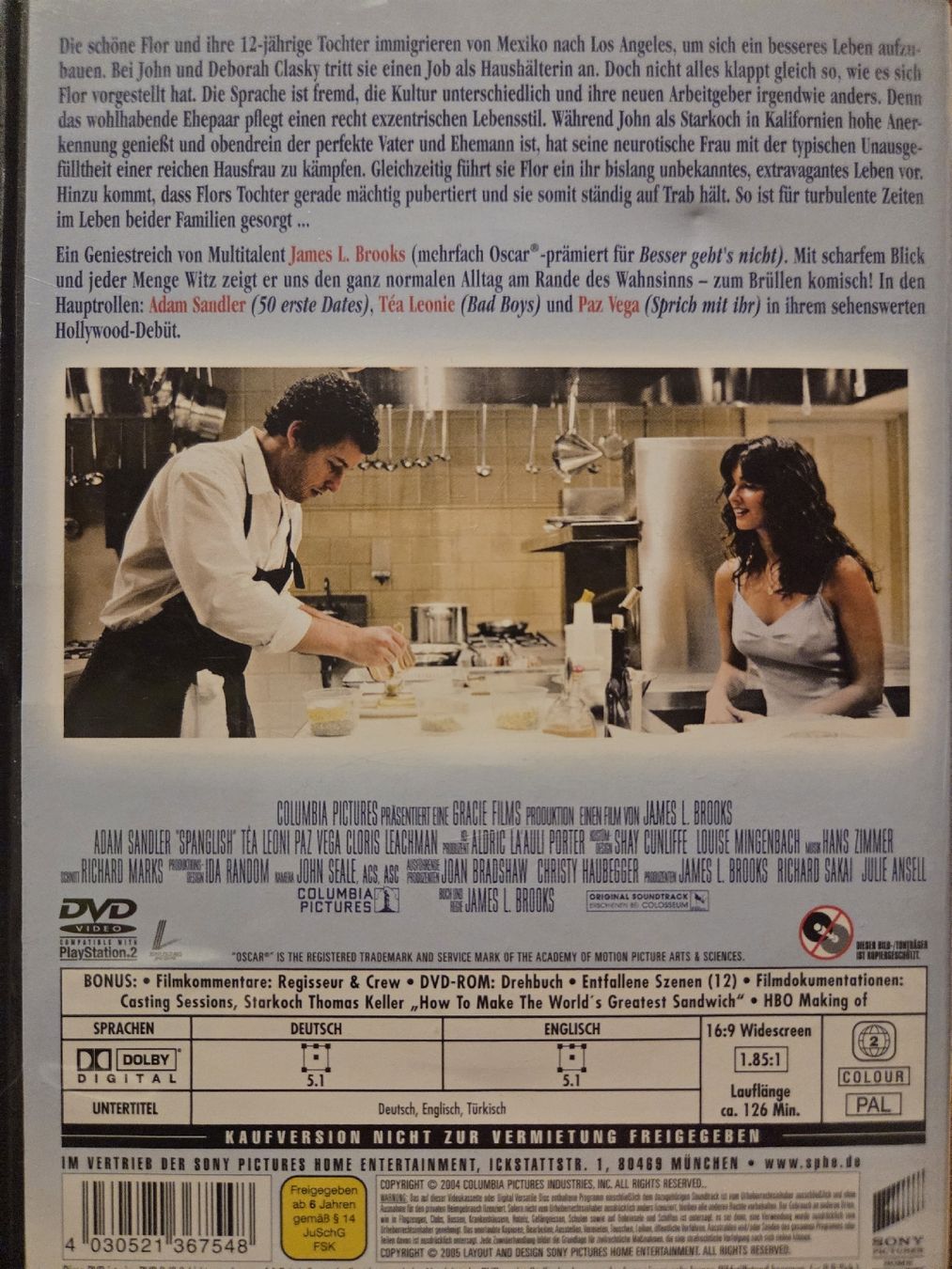 Tutti i DVDs: Spanglish DVD 459 – Usato da Dintikon venduto da Vexi 1