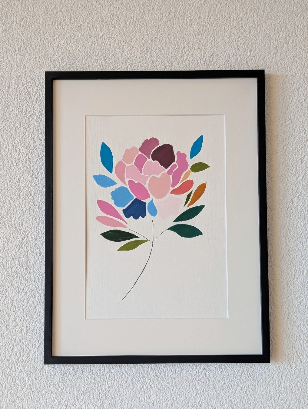 Gemälde: Modern Floral Painting - Original Artwork – Neu und originalverpackt aus Winterthur von LaVieColor 2