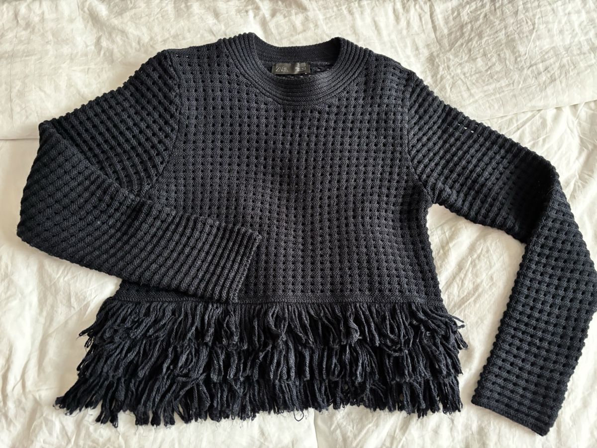 Zara Maglioni & Felpe: Zara Pullover Gr.L mit Fransen – Nuovo (secondo la descrizione) da St. Gallen venduto da heartbug 4