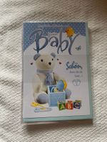 Geburt Baby Glückwünsche Karte Umschlag blau junge