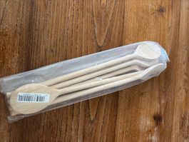 5 Holzkochlöffel, rund