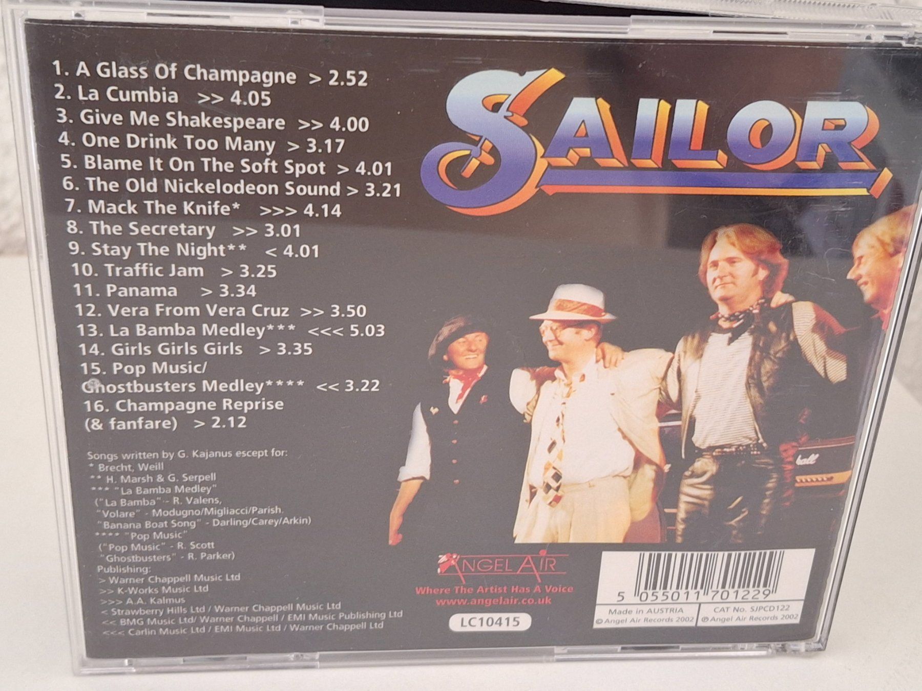 CD: CD Sailor -  Live in Berlin – Usato da Aarberg venduto da Jackup1 1