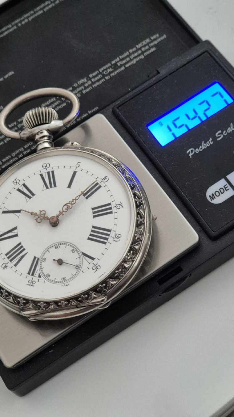 Uhren: Grosse Silbertaschenuhr, 62 mm, Top Zustand – Gebraucht aus Marbach SG von Zippo1401 2