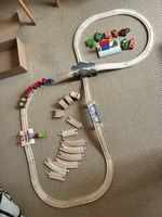 Wooden train set from Tchibo - Brio compatible