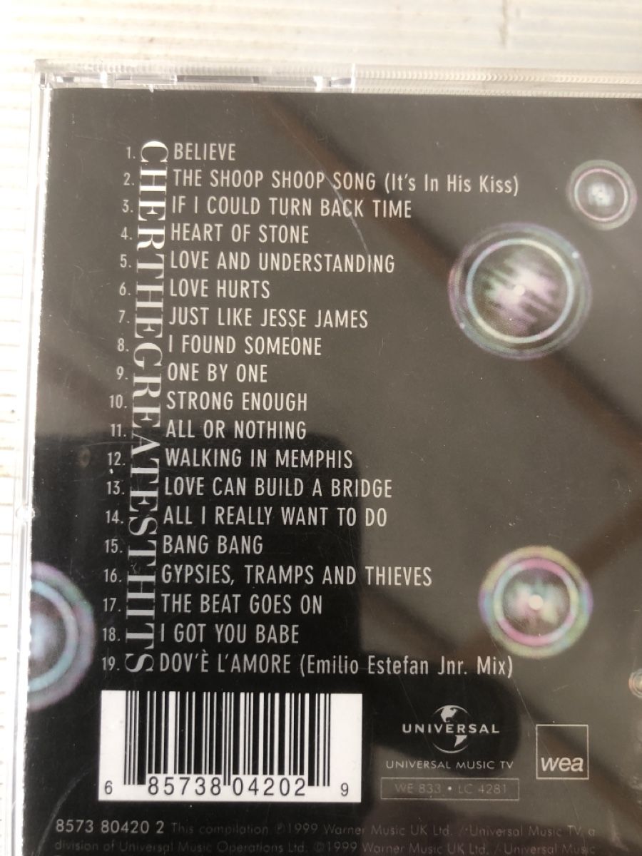 CDs: Cher - The Greatest Hits  – D'occasion à Flaach par rubo7 1