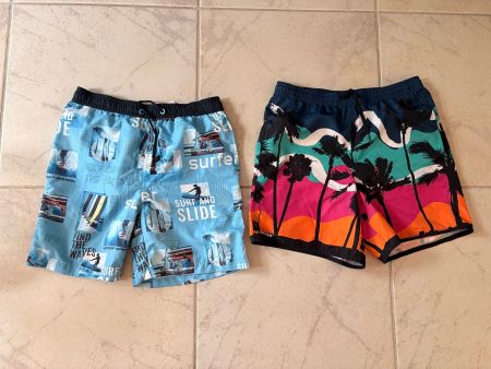 2 coole Badeshorts Jungen Gr. 152 - 12-13 Jahre ☀️