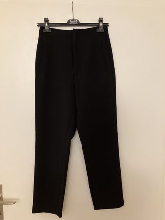Stradivarius High Waist Hose schwarz 36
