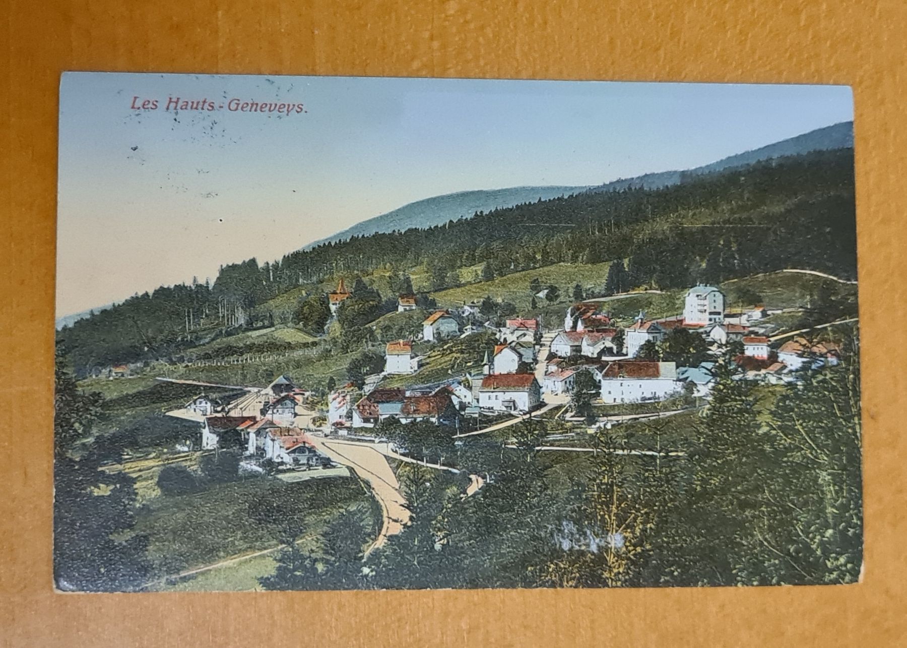 Ansichtskarten: Les Hauts Geneveys 1912 – Gebraucht aus Ebikon von Donar50