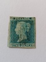Two pence blue 1841, Platte 4 