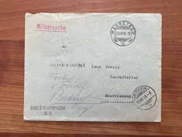 1919 Militärbrief mit Inhalt      (G2257)