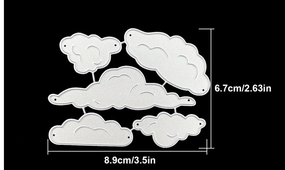 Sciablone: Neues Stanzschablonen-Set Wolken – Nuovo e nell'imballaggio originale da Effretikon venduto da wenuss 2
