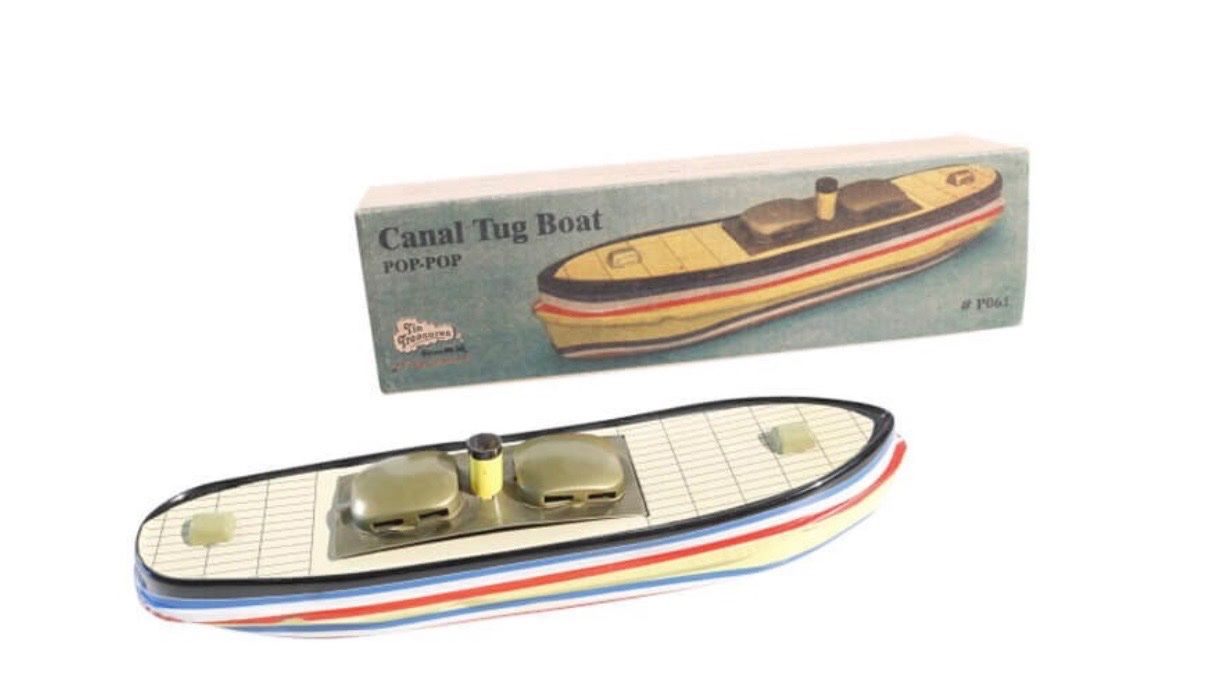 Giocattoli: Schlussverkauf - Pop Pop Boot Kanalschlepper – Nuovo e nell'imballaggio originale da Adliswil venduto da art-of-crafts 2