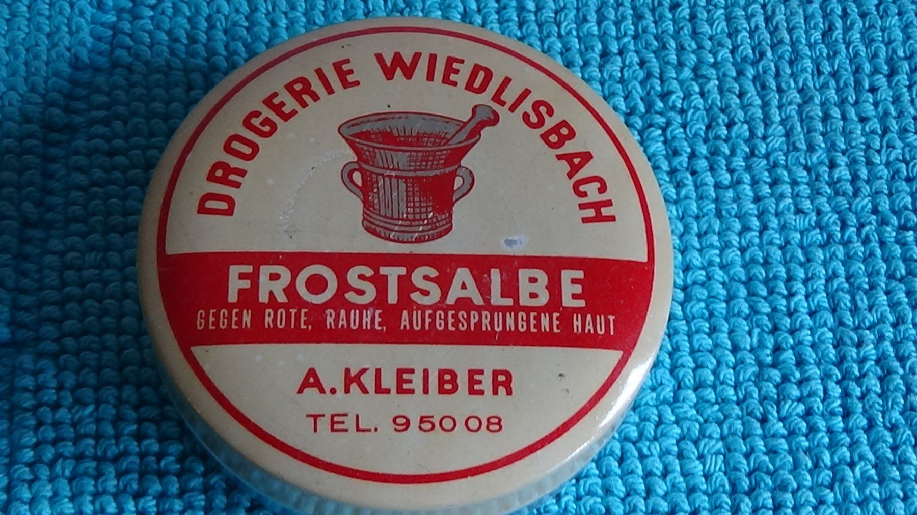 Zuckerdosen: Kleine alte Blechdose Wiedlisbach – Gebraucht aus Wiedlisbach von Bobesch10 2
