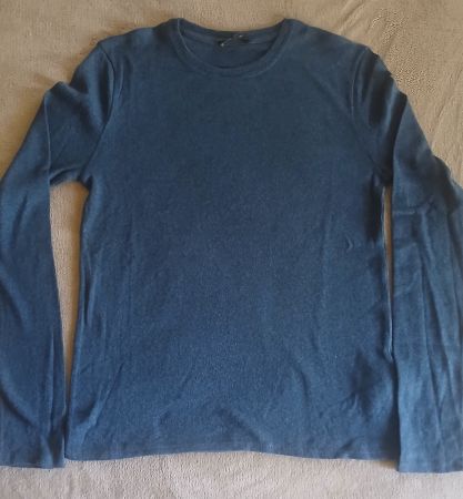 NEW MASSIMI DUTTI SHIRT GRÖSSE M COTTON 93% -CASHMERE 7%