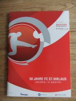 Reklame Festführer 50 Jahre FC St. Niklaus 2011