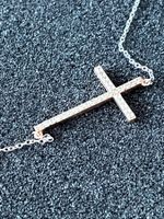 ❤️🍀❤️Luxus Kette 925 Silber mit Kreuz ❤️🍀❤️‪‪‪‪