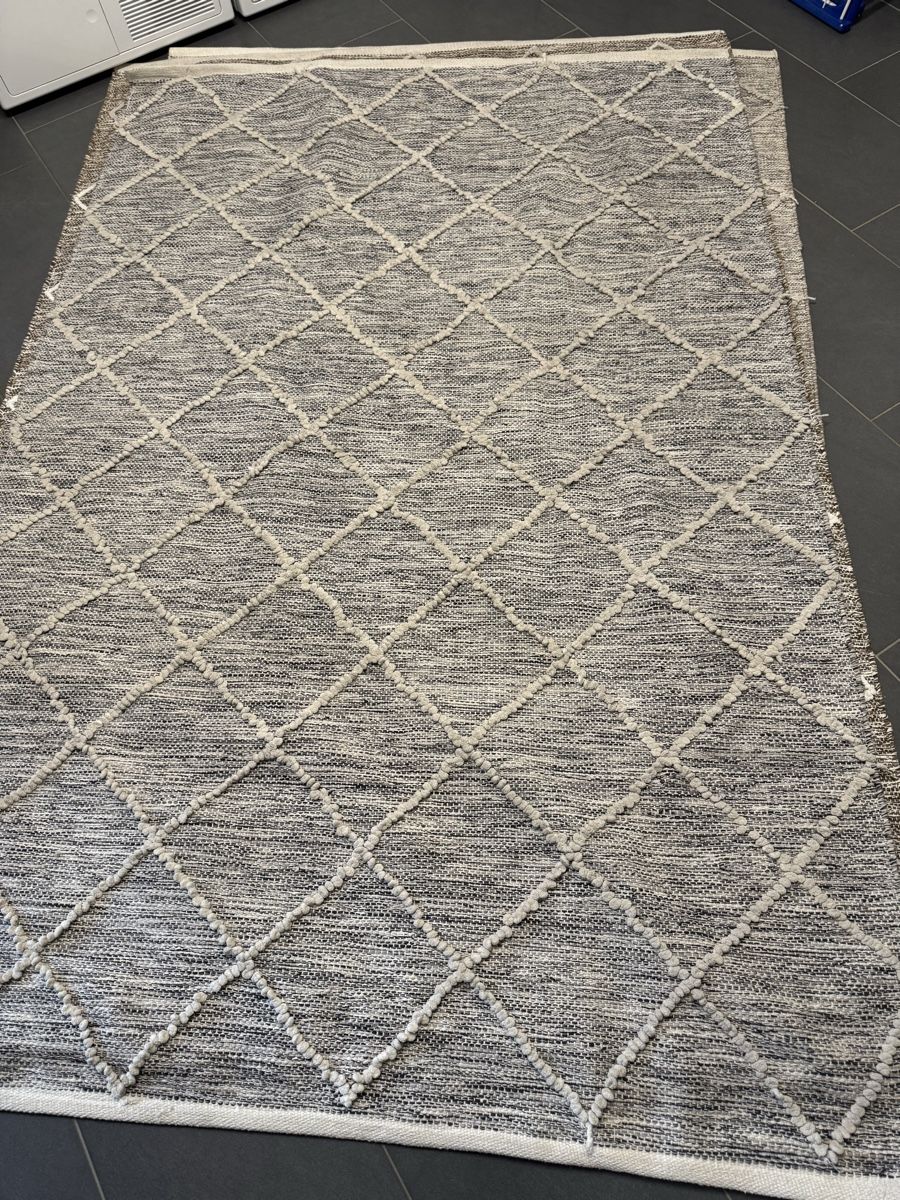 Tappeti: Teppich Baumwolle beige mit Rautenmuster – Nuovo (secondo la descrizione) da Baden venduto da thibault12