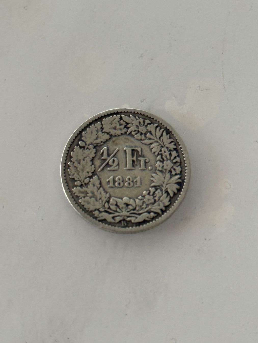 Tutti le monete: 1/2 Franken 1881  Rar – Usato da Wallisellen venduto da SWISS_SILVER1