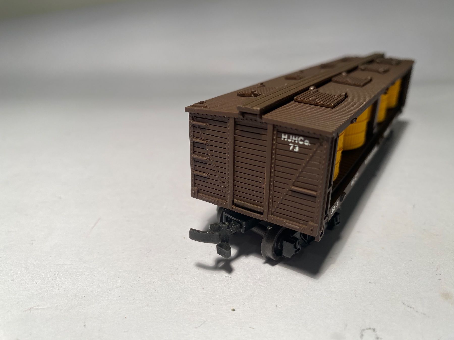 Modellini di ferrovie: BACHMANN US Güterwagen, DC Achsen – Usato da Buchrain venduto da Modellbahn11 3