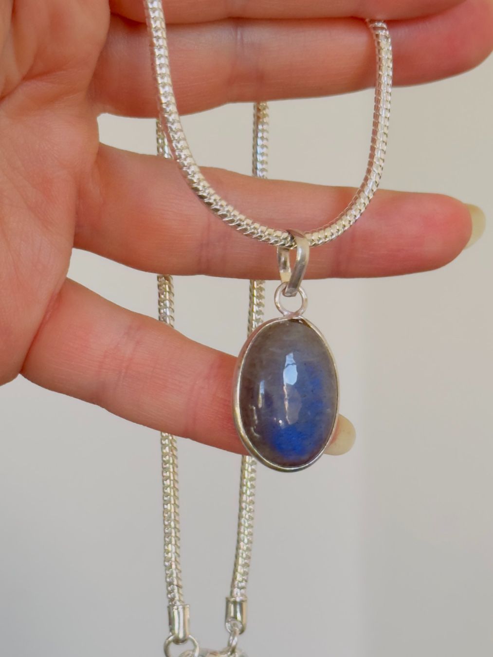 Catenine: Labradorite necklace – Nuovo e nell'imballaggio originale da Genève venduto da AGBERG 7