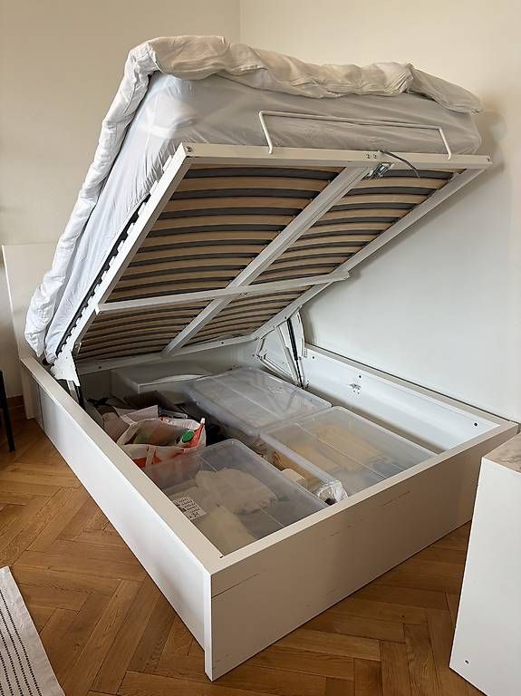 Ikea Letti: Lit coffre IKEA – Usato da Lausanne venduto da Soniazza 1