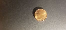 Münze 1 Euro Cent seltene Rarität 2002 neu, Fundstück