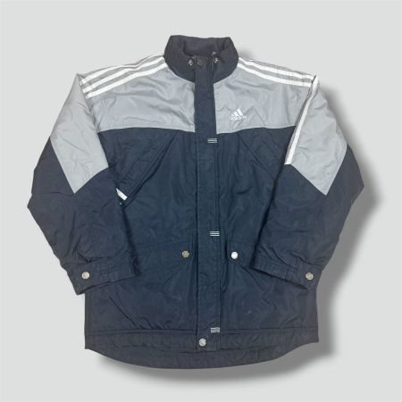 Adidas vintage grey jacket retro 90s übergangsjacke veste