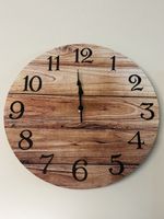 Wanduhr Holzprint neu 30cm