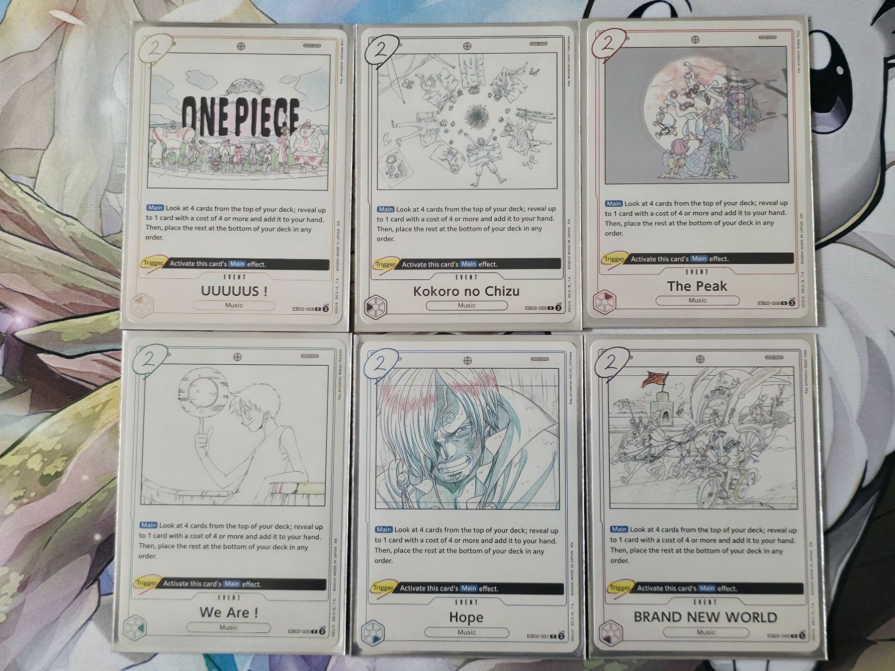 Bandai Carte collezionabili: One Piece Card Game EB02 Music Cards Complete Set – Usato da Winterthur venduto da nadineM97