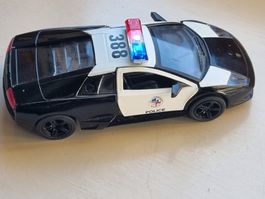 Lamborghini Murcielago LP 640, Police, Kinsmart, 1/36